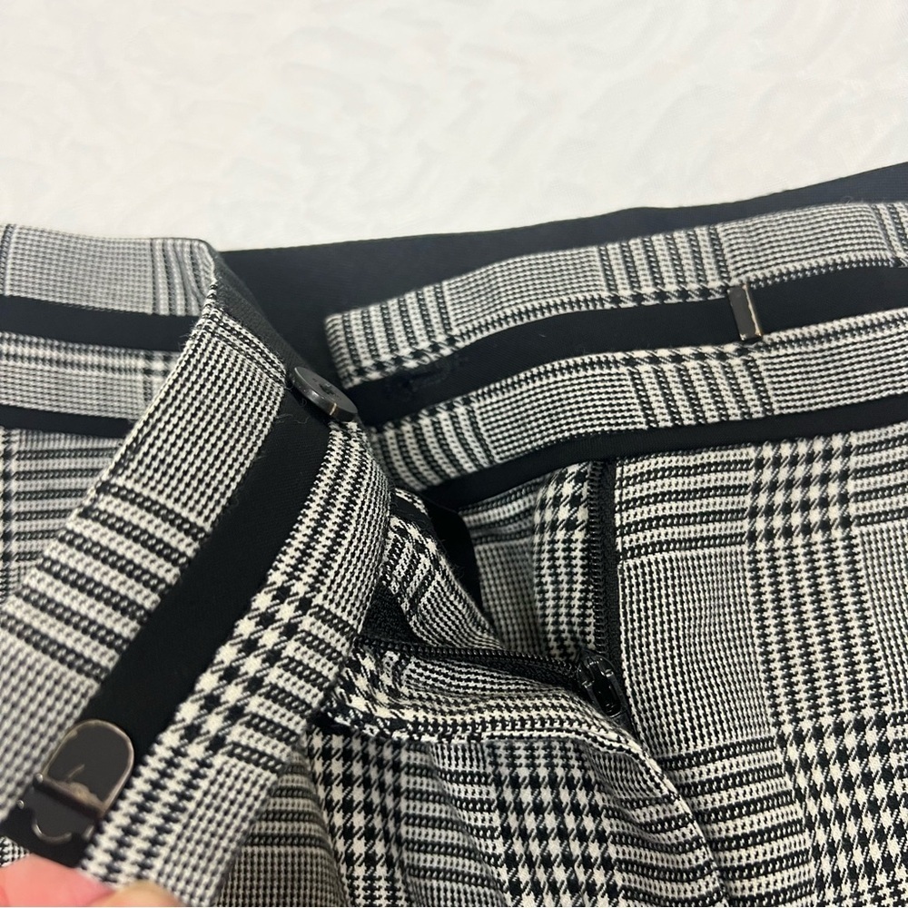 VERONICA BEARD Glen Plaid Cigarette Pants 6 - Picture 7 of 8